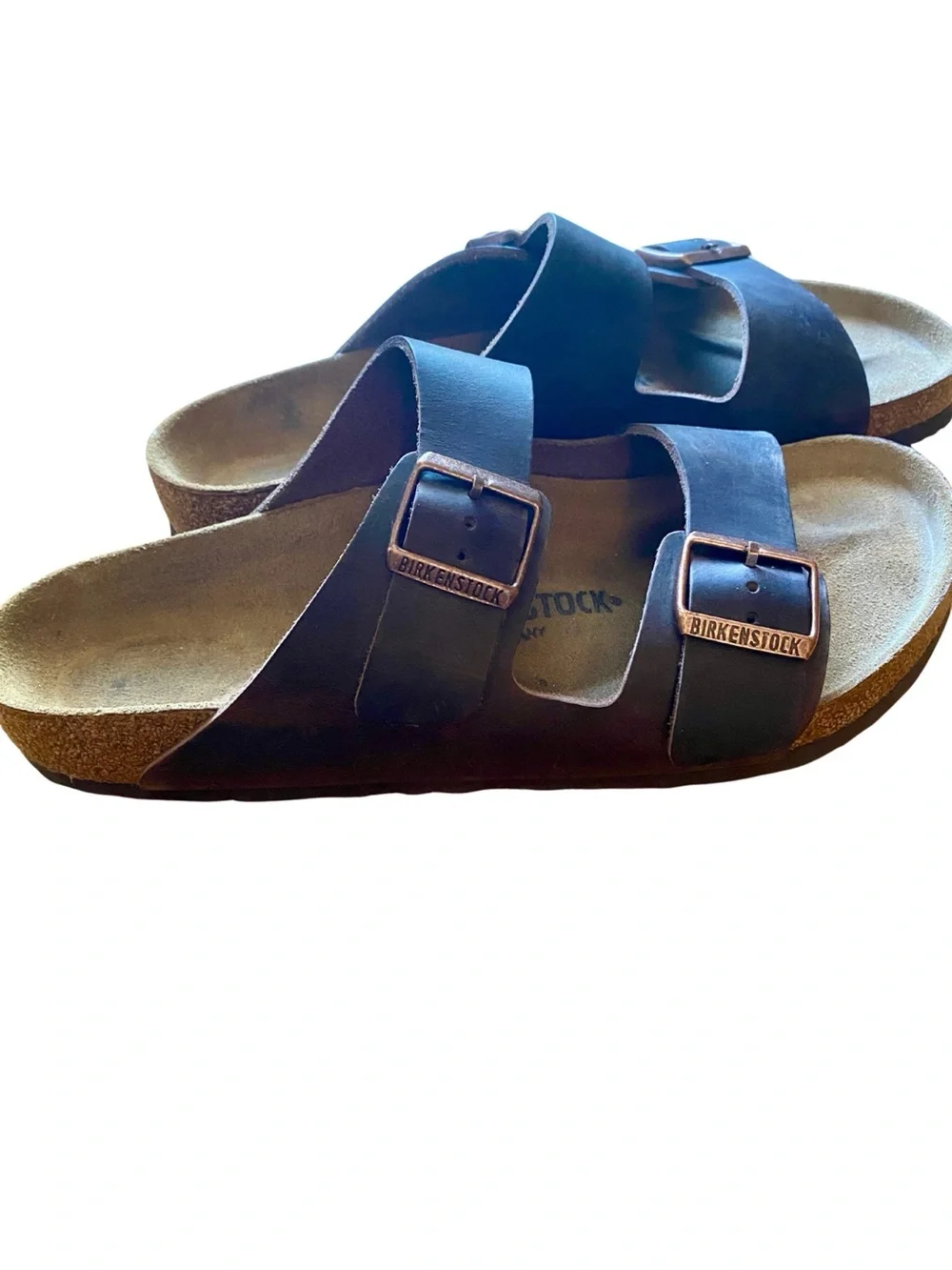 Birkenstock Men's Brown Arizona Two-Strap Sandals